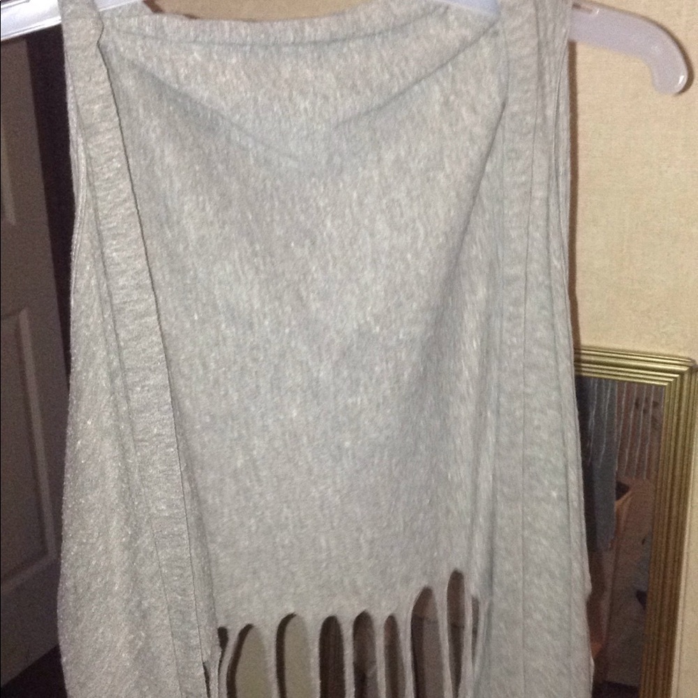 Tank top cardigan